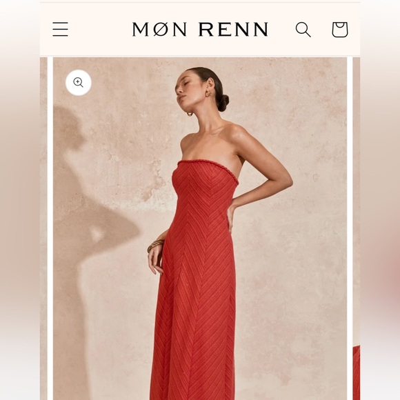 Mon Renn Celine strapless dress - Picture 4 of 6